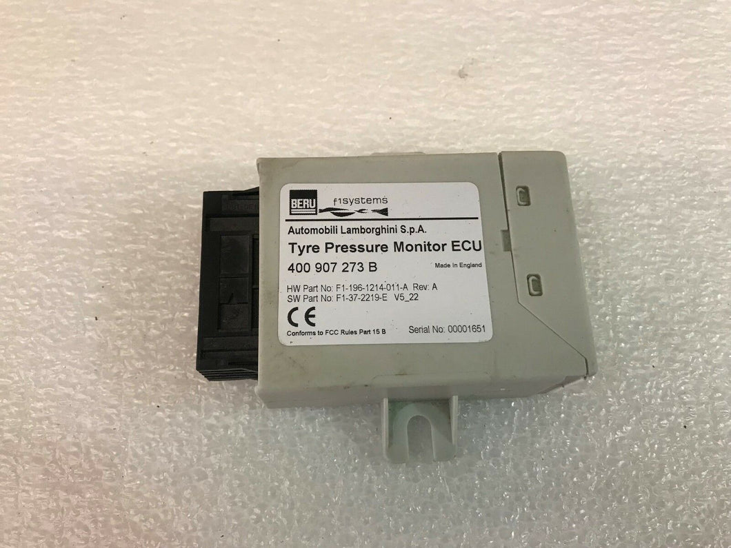 LAMBORGHINI GALLARDO LP550 560 570 SL TPMS TIRE PRESSURE CONTROL OEM 400907273B