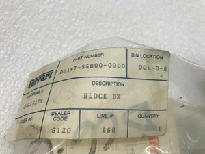 FERRARI 348 PASSENGER RIGHT FRAME WORK REAR MIRROR BLOCK UPPER RUBBER OEM 147558
