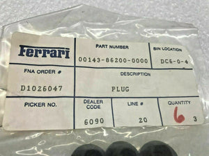 FERRARI 348 355 F50 PASSENGER COMPARTMENT CARPET PLUG OEM 143862