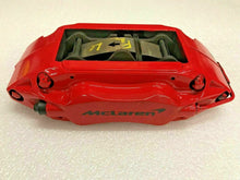 MCLAREN MP4-12C FRONT LEFT DRIVER SIDE BRAKE CALIPER RED OEM 11C0563CP
