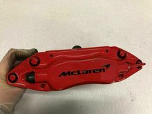 MCLAREN MP4-12C FRONT LEFT DRIVER SIDE BRAKE CALIPER RED OEM 11C0563CP