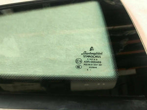 LAMBORGHINI GALLARDO LP550 560 570 PASSENGER REAR QUARTER GLASS OEM 408845300C