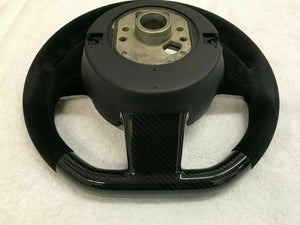 LAMBORGHINI GALLARDO LP560 SL STEERING WHEEL CARBON FIBER SUEDE OEM 400419091Q