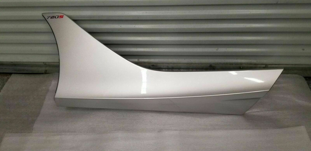 MCLAREN 720S LEFT DRIVER SIDE LOWER FENDER DOOR PANEL ROCKER SKIRT OEM
