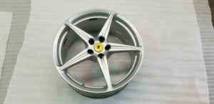 FERRARI 458 ITALIA COUPE SPIDER REAR WHEEL RIM OEM 255226