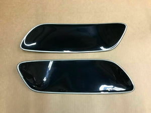 BENTLEY CONTINENTAL GT GTC INTERIOR QUARTER TRIM CARBON FIBER SILVER TRIM OEM