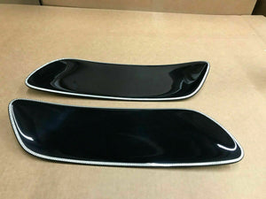 BENTLEY CONTINENTAL GT GTC INTERIOR QUARTER TRIM CARBON FIBER SILVER TRIM OEM