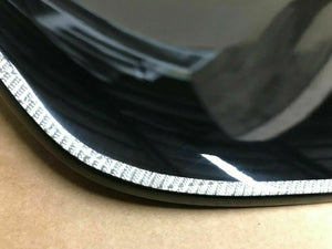 BENTLEY CONTINENTAL GT GTC INTERIOR QUARTER TRIM CARBON FIBER SILVER TRIM OEM
