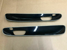 BENTLEY CONTINENTAL GT GTC DOOR TRIM PANELS CARBON FIBER MANSORY SILVER TRIM OEM