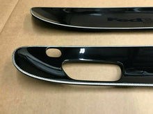 BENTLEY CONTINENTAL GT GTC DOOR TRIM PANELS CARBON FIBER MANSORY SILVER TRIM OEM