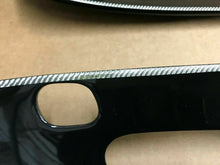 BENTLEY CONTINENTAL GT GTC DOOR TRIM PANELS CARBON FIBER MANSORY SILVER TRIM OEM