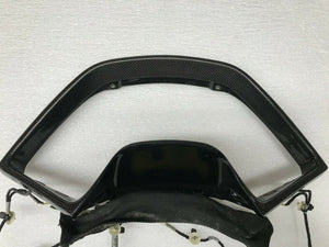LAMBORGHINI MURCIELAGO CARBON FIBER SPEEDOMETER HOUSING WITH WIRE OEM 410858277A
