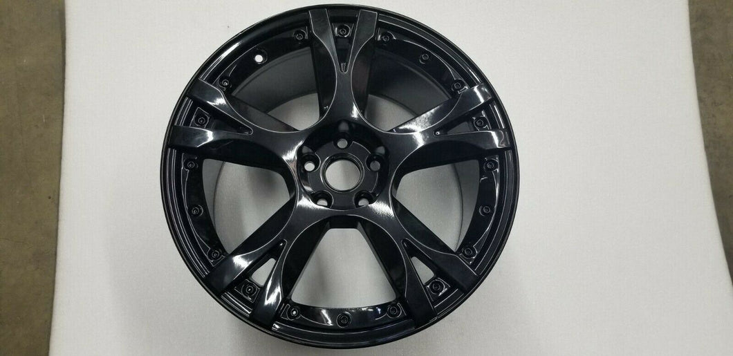 LAMBORGHINI GALLARDO CALLISTO REAR WHEEL RIM  GLOSS BLACK OEM