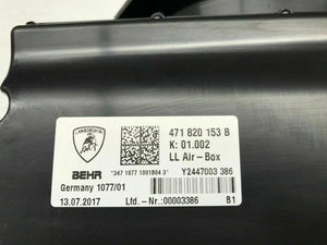 LAMBORGHINI AVENTADOR DRIVER LEFT SIDE INTAKE BOX INTAKE DUCT OEM 471820153B