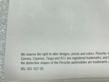 2005 PORSCHE 911 PORSCHE DESIGN DRIVER'S SELECTION & PAPERWORK SILVER TIN OEM