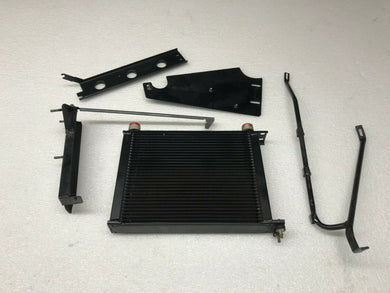 LAMBORGHINI MURCIELAGO 6.2L ENGINE OIL COOLER RADIATOR W/ BRACKETS OEM 07M117021