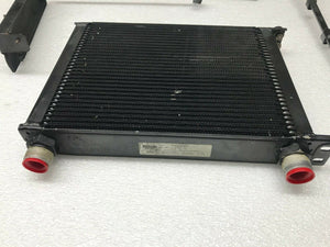 LAMBORGHINI MURCIELAGO 6.2L ENGINE OIL COOLER RADIATOR W/ BRACKETS OEM 07M117021