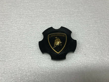 LAMBORGHINI MURCIELAGO COUPE ROADSTER RIM CENTER RIM CAP BLACK OEM 410601147B