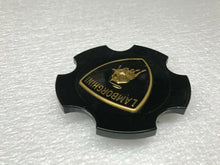 LAMBORGHINI MURCIELAGO COUPE ROADSTER RIM CENTER RIM CAP BLACK OEM 410601147B