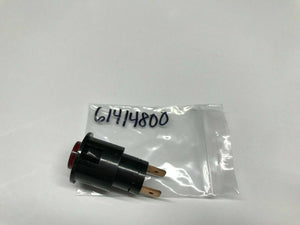 FERRARI 328 FASTEN SEATBELT LAMP LIGHT RED OEM 61414800