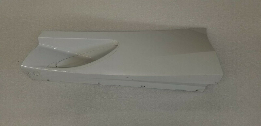 MCLAREN 720S LEFT DRIVER SIDE LOWER QUARTER PANEL ROCKER WHITE OEM 14AC625CP