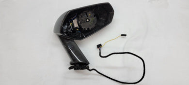 LAMBORGHINI AVENTADOR 740 770 PASSENGER RIGHT CARBON FIBER MIRROR OEM 471857388N