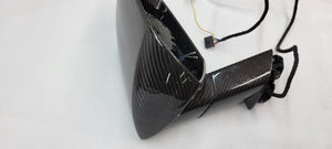 LAMBORGHINI AVENTADOR 740 770 PASSENGER RIGHT CARBON FIBER MIRROR OEM 471857388N