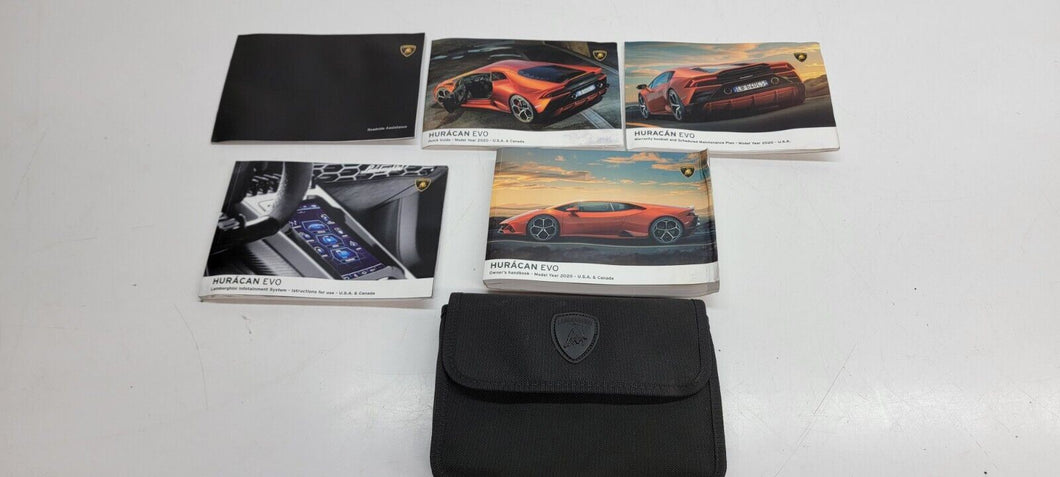 LAMBORGHINI HURACAN EVO OWNERS MANUAL SET OEM