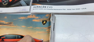 LAMBORGHINI HURACAN EVO OWNERS MANUAL SET OEM