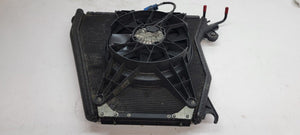 FERRARI F8 PISTA PASSENGER RIGHT SIDE RADIATOR POWER STEERING COOLER FAN OEM SET