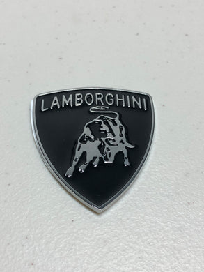 Lamborghini Gallardo Murcielago Hood Shield Emblem Badge - Silver 400853745D